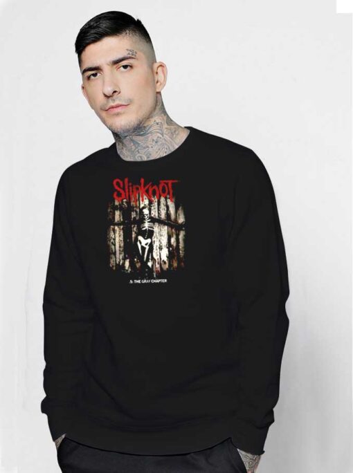 Slipknot The Gray Chapter Skull Man Sweatshirt