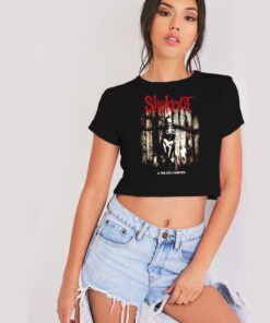 Slipknot The Gray Chapter Skull Man Crop Top Shirt