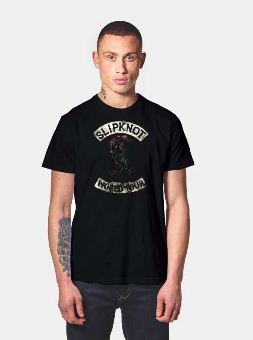 Slipknot World Tour Devil Goat T Shirt