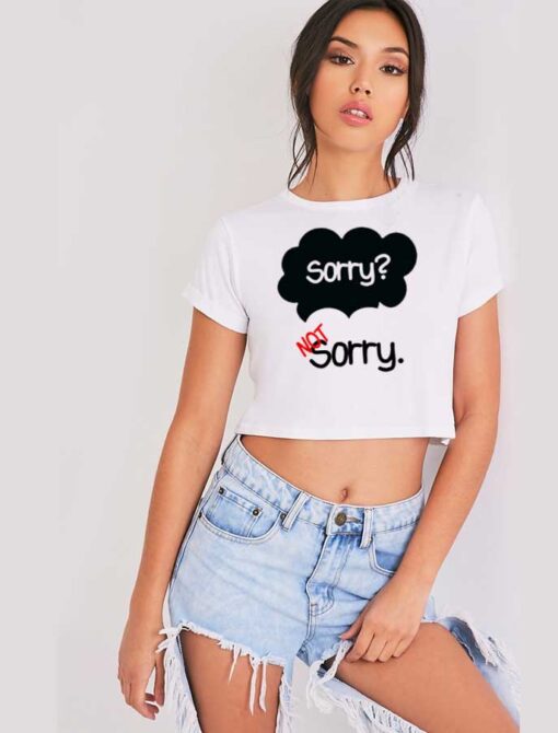 Sorry Not Sorry Demi Lovato Crop Top Shirt