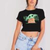 Star Wars The Mandalorian Clover Child Crop Top Shirt