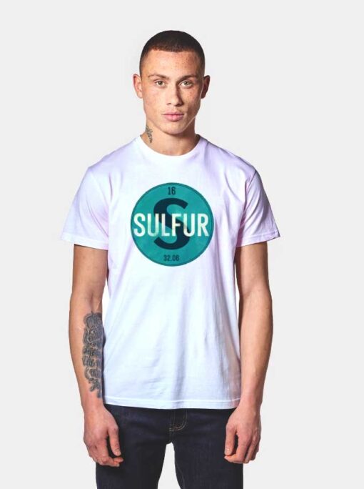 Sulfur Number 16 Chemical Number T Shirt