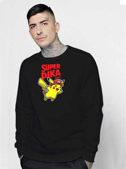 Super Pika Bros Anime Mashup Sweatshirt