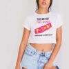 The Art Of The Band Logo Crop Top Shirt