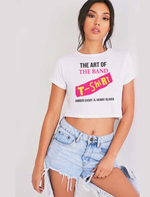 The Art Of The Band Logo Crop Top Shirt