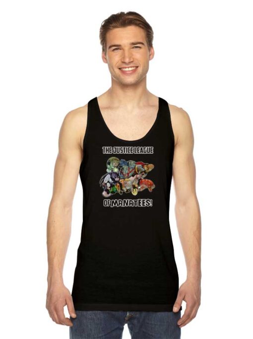 The Justice League Of Manatees Tank Top