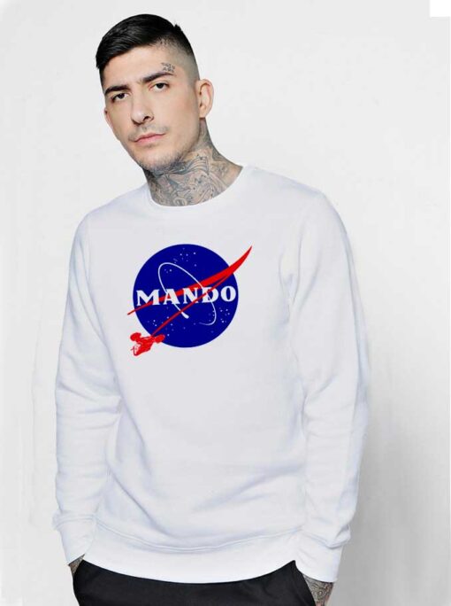 The Mando Race Nasa Logo Sweatshirt