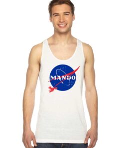 The Mando Race Nasa Logo Tank Top