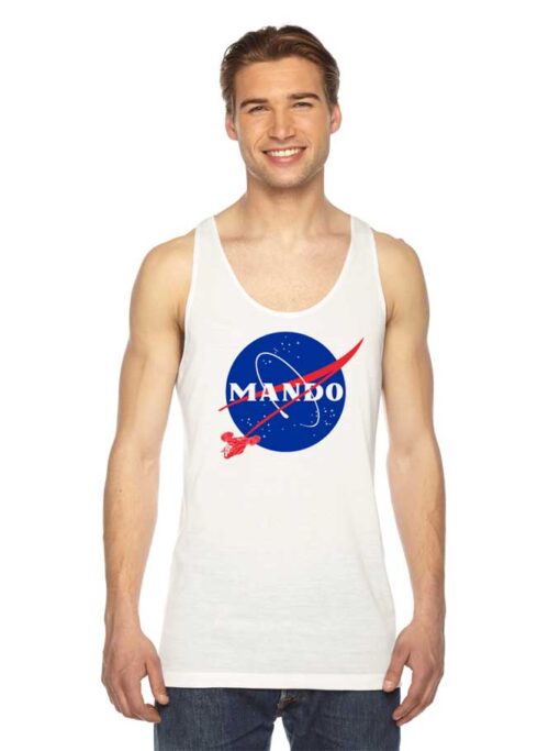 The Mando Race Nasa Logo Tank Top