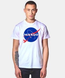 The Mando Race Nasa Logo T Shirt