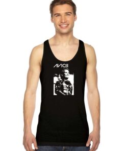 The Smiling Avicii Face Portrait Tank Top