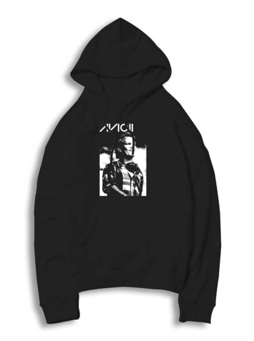 The Smiling Avicii Face Portrait Hoodie