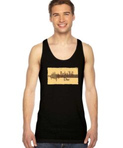 Too Old to Rock n' Roll Too Young to Die Vintage Tank Top