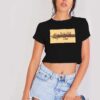 Too Old to Rock n' Roll Too Young to Die Vintage Crop Top Shirt