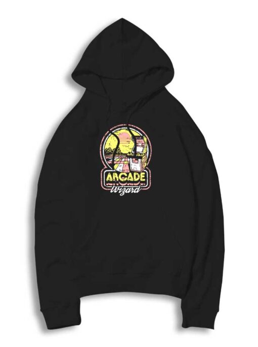 Vintage Arcade Wigard Retro Game Hoodie