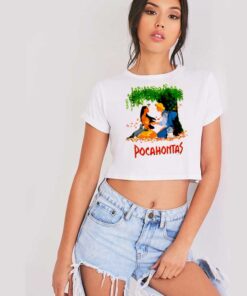 Vintage Disney Pocahontas Movie Crop Top Shirt