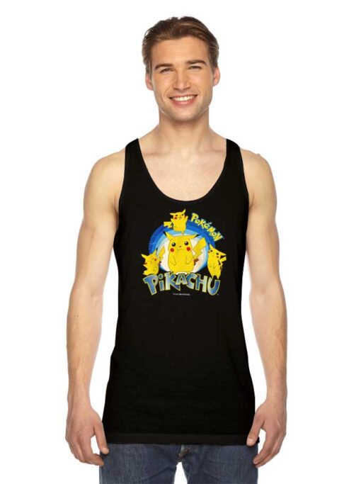 Vintage Pokemon Pikachu Cute Tank Top