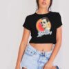 Vintage Queen Freddie Mercury Aviator Sunglasses Crop Top Shirt