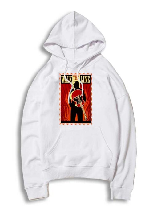 Walk The Line Vintage Guitar Hoodie