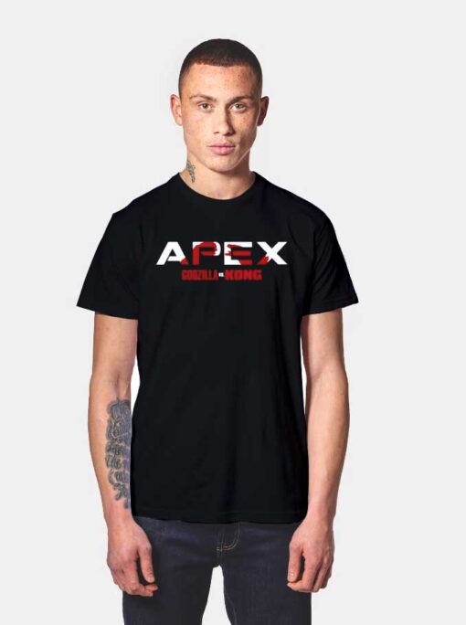 Apex Godzilla vs Kong Logo T Shirt