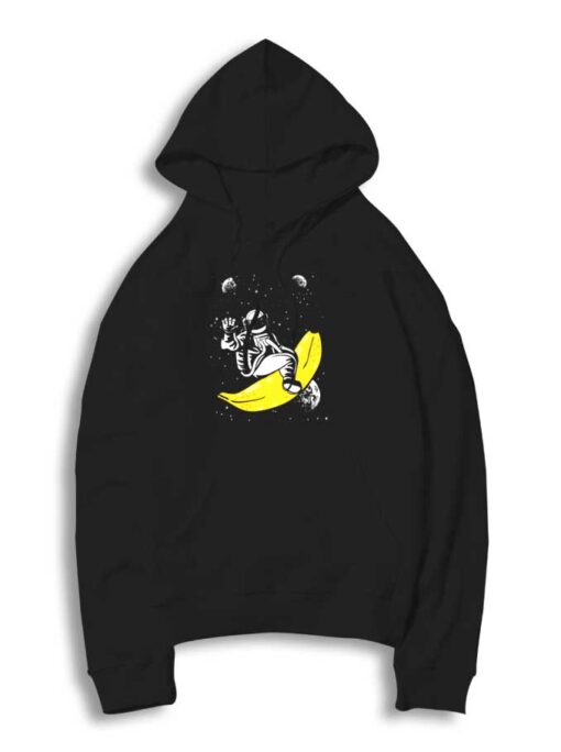 Astronaut Banana Spaceship Hoodie