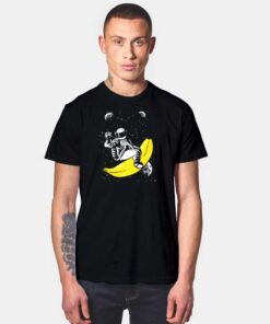 Astronaut Banana Spaceship T Shirt