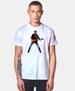 Georges Michael USA Guitar T Shirt