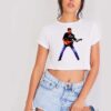 Georges Michael USA Guitar Crop Top Shirt