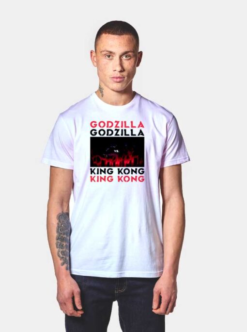 Godzilla vs King Kong T Shirt