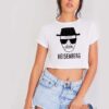 Heisenberg Breaking Bad Drawing Crop Top Shirt