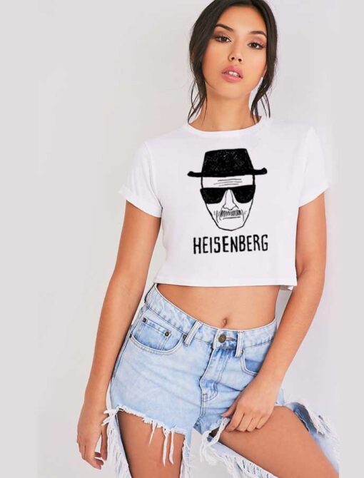 Heisenberg Breaking Bad Drawing Crop Top Shirt