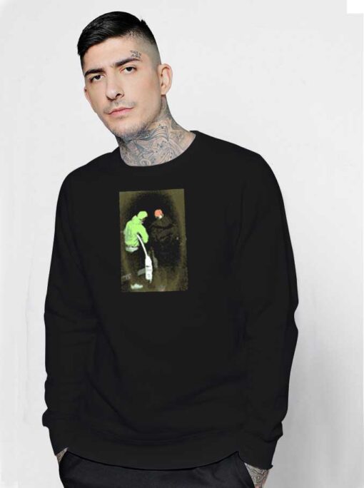 Jack Boys Black Travis Scott Photo Sweatshirt