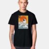 Japanese Great Wave Of Astronaut T Shirt