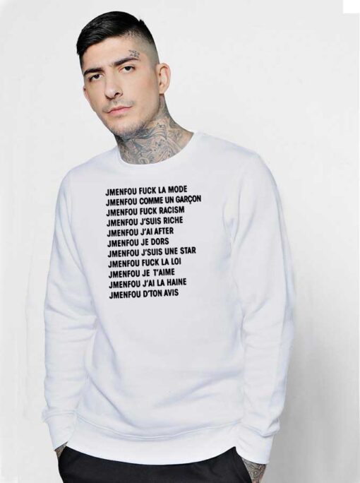 Jmenfou Quote Compilation Sweatshirt