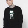 Joker Happy Face Monochrome Sweatshirt