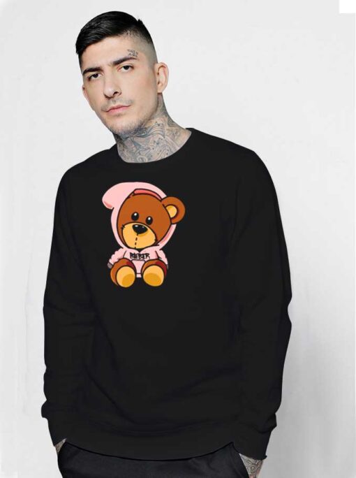 Justin Bieber Teddie Bear Hoodie Sweatshirt