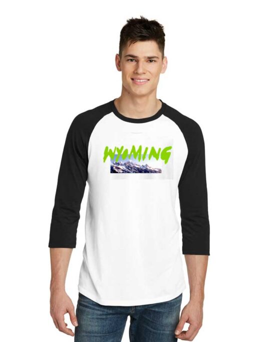 Kanye West Wyoming Mountain Raglan Tee