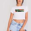 Last King Camo Style Crop Top Shirt