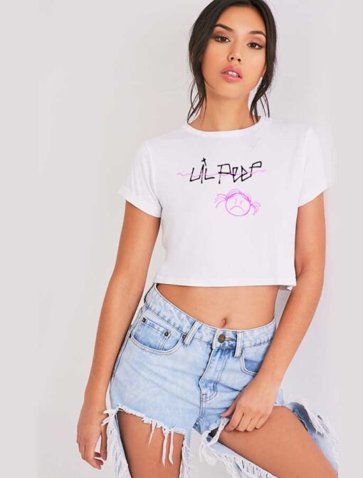 Lil Peep Bad Drawing Crop Top Shirt