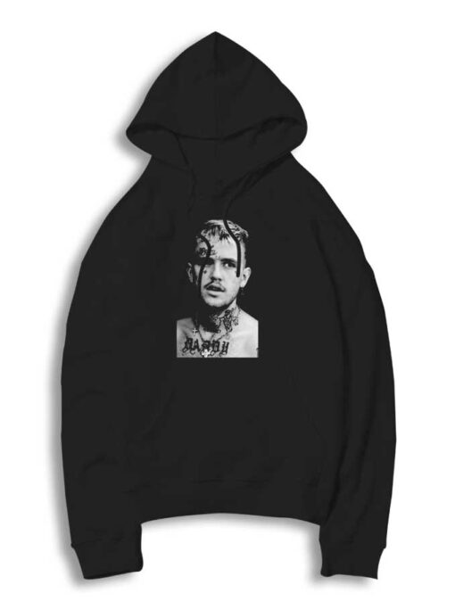 Lil Peep Black Portrait Hoodie