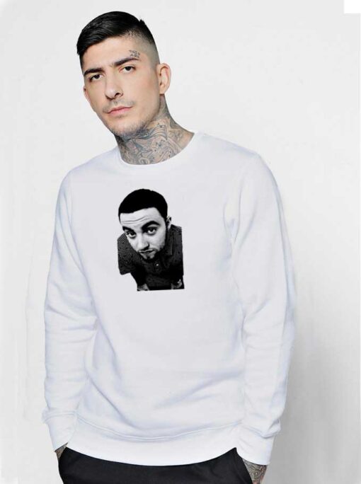 Mac Miller Face Close Up Sweatshirt