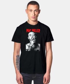 Mac Miller Smoking Picture T Shirt