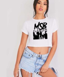 Vintage Michael Stanley MSB Tribute Crop Top Shirt