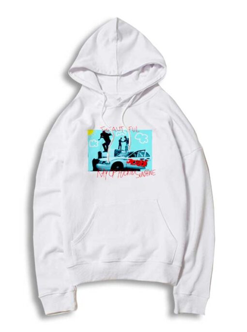 White Ray Of Sunset Travis Scott Hoodie