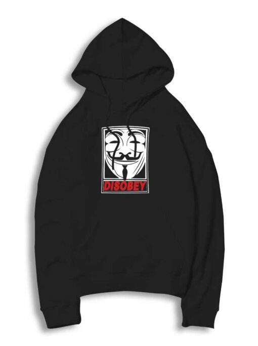 Anonymous Disobey Mask Hoodie