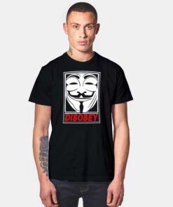 Anonymous Disobey Mask T Shirt