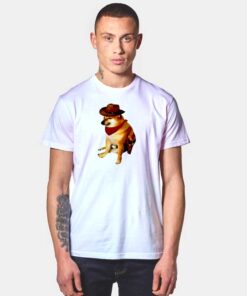 Cheems Doge Cowboy Dog T Shirt