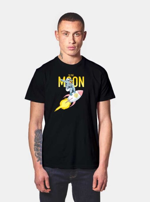 Doge to the Moon Astronaut T Shirt