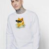 Dogecoin The Rich Shiba Inu Doge Sweatshirt