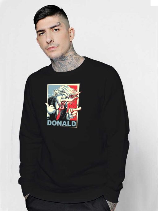 Donald Duck For President Sweatshirt